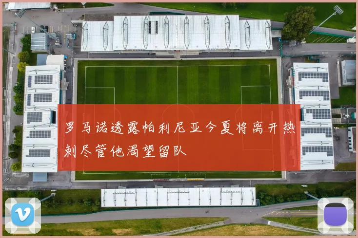 罗马诺透露帕利尼亚今夏将离开热刺尽管他渴望留队